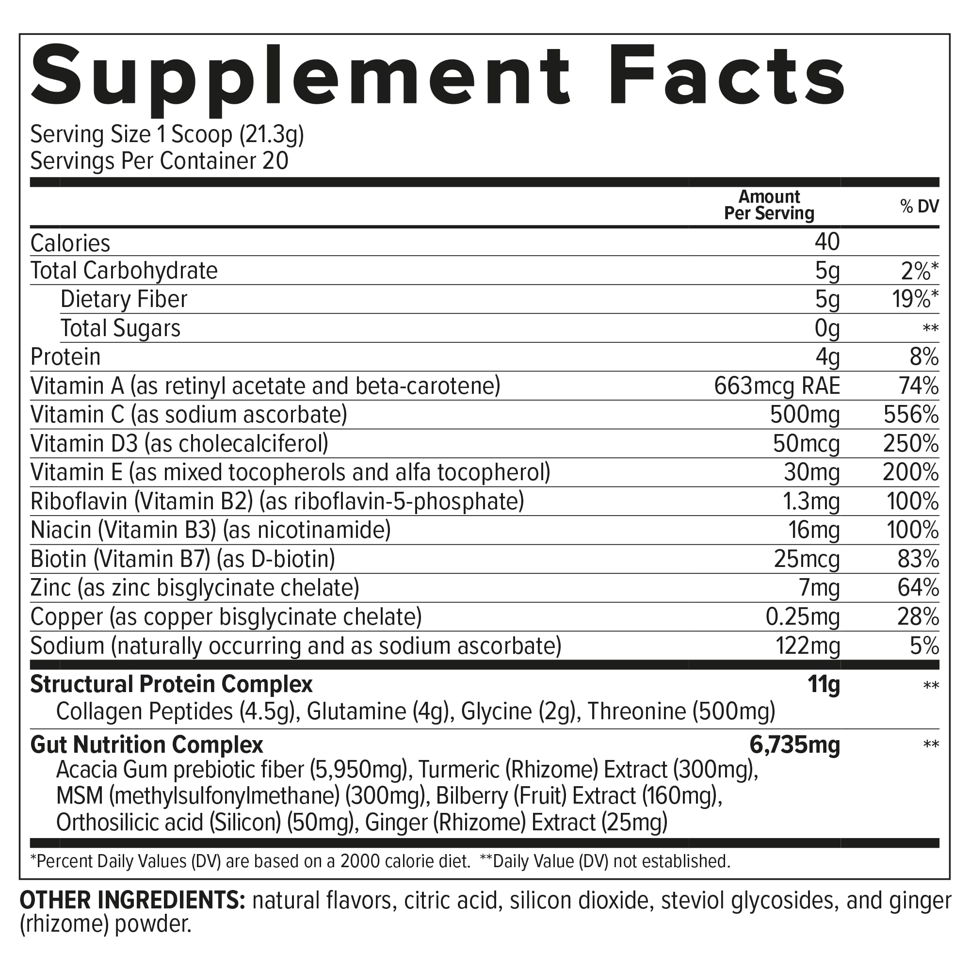 Colágeno Gut de Essential Nutrition, proceso GMP y auditoría NSF para calidad y seguridad.