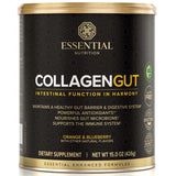 Essential Nutrition Colágeno Gut, frasco de 425 g, para apoyar la salud intestinal al combinar con bebidas.