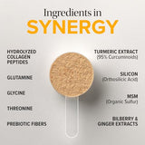 Colágeno Gut con ingredientes clave para favorecer el bienestar digestivo y el apoyo general.