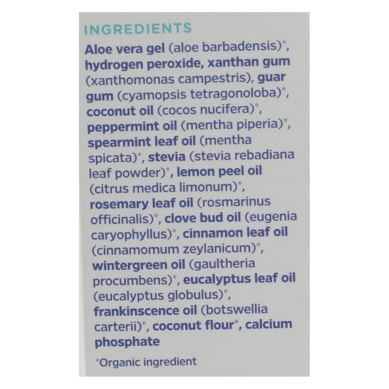 Pasta dental de Essential Oxygen BR en tubo para uso diario y limpieza suave.