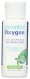 Essential Oxygen Organic Mint Tooth Polish: botella y aroma fresco para aliento duradero
