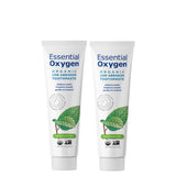 Pasta dental Essential Oxygen para sensibilidad dental y limpieza diaria.