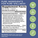 Etiqueta de TriActive Biotics mostrando información de ingredientes.