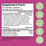 Essential Source Triactive Biotics etiqueta clara para consulta rápida de uso.