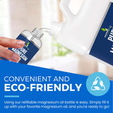 essentiallybased Aceite Magnesium Spray, enfoque uso-diario, apoyo para bienestar diario