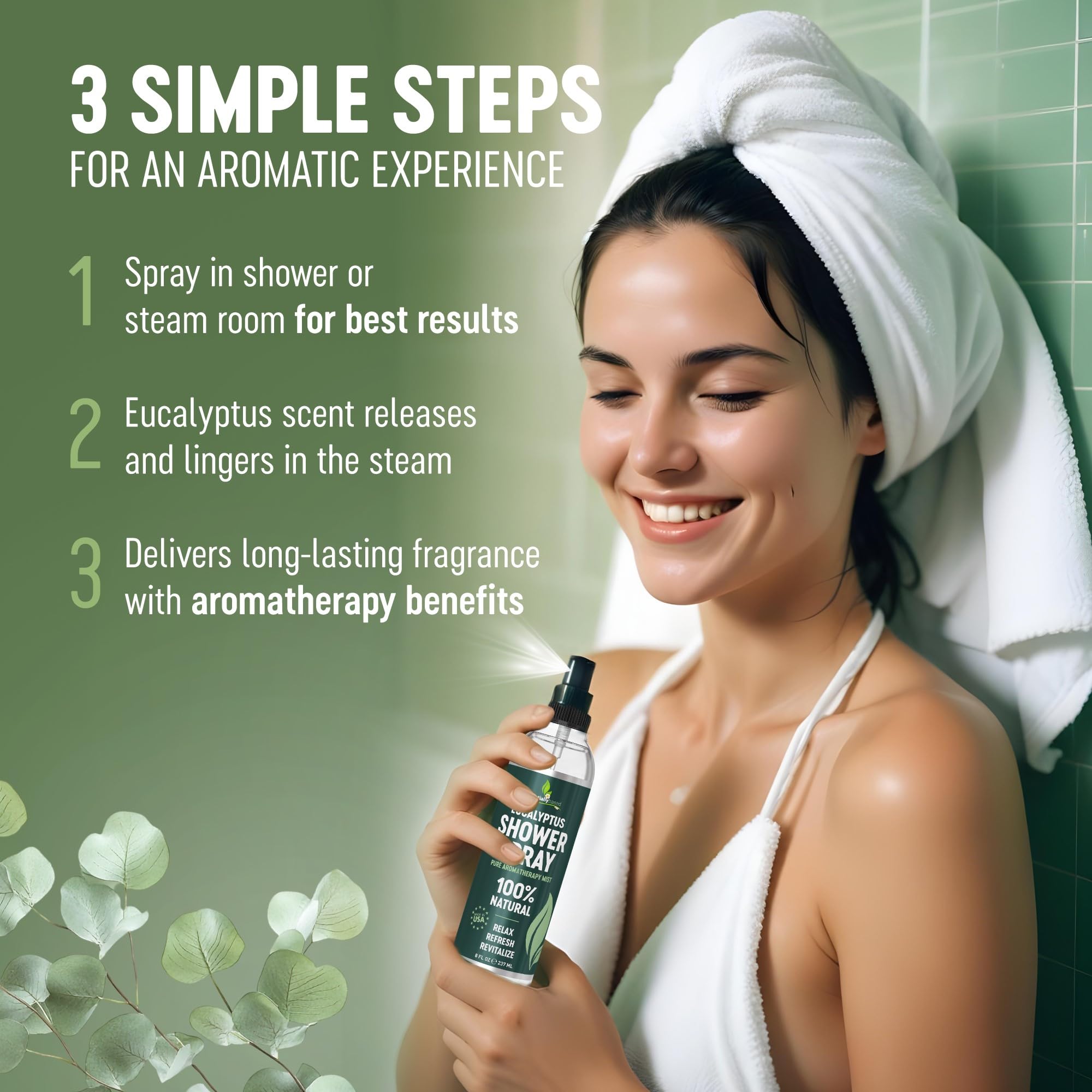 essentiallybased eucalipto aceite puro usa 8oz: aceite 100% natural para rituales.