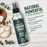 essentiallybased eucalipto puro sauna 8oz: bruma para vapor y relajación.