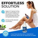 EssentiallyBased magnesio spray para pies, relaja músculos tras un día largo