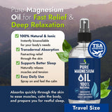 EssentiallyBased Aceite de Magnesio Puro; cuidado de piel y uñas.
