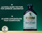 Essiac entorno natural, fondo neutro que sugiere pureza herbal