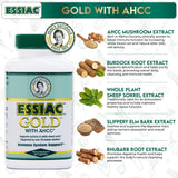 Essiac Gold con hierbas orgánicas para apoyo diario al equilibrio.