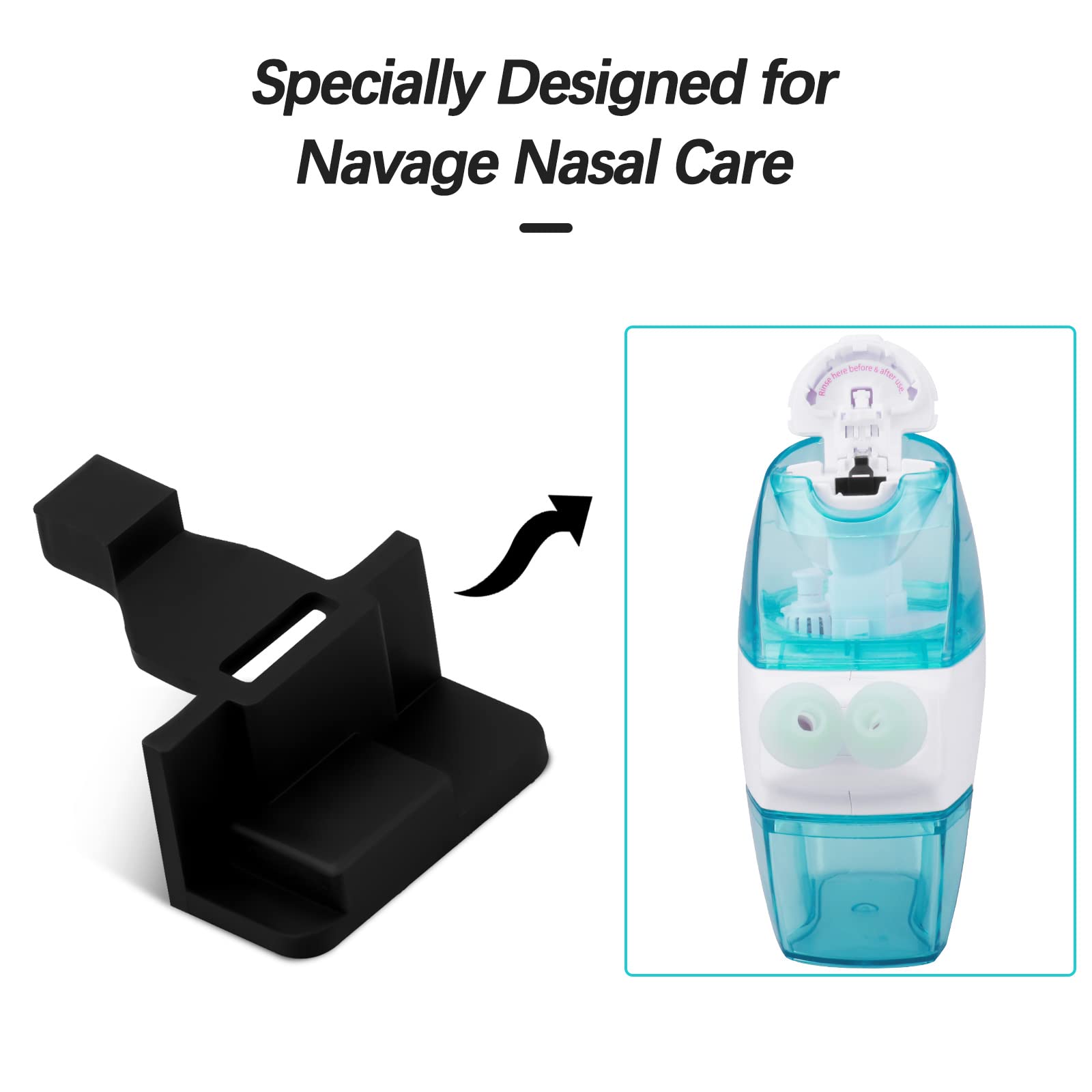 ETCBNIU Naväge azul, pods silicona, almacenamiento fácil.