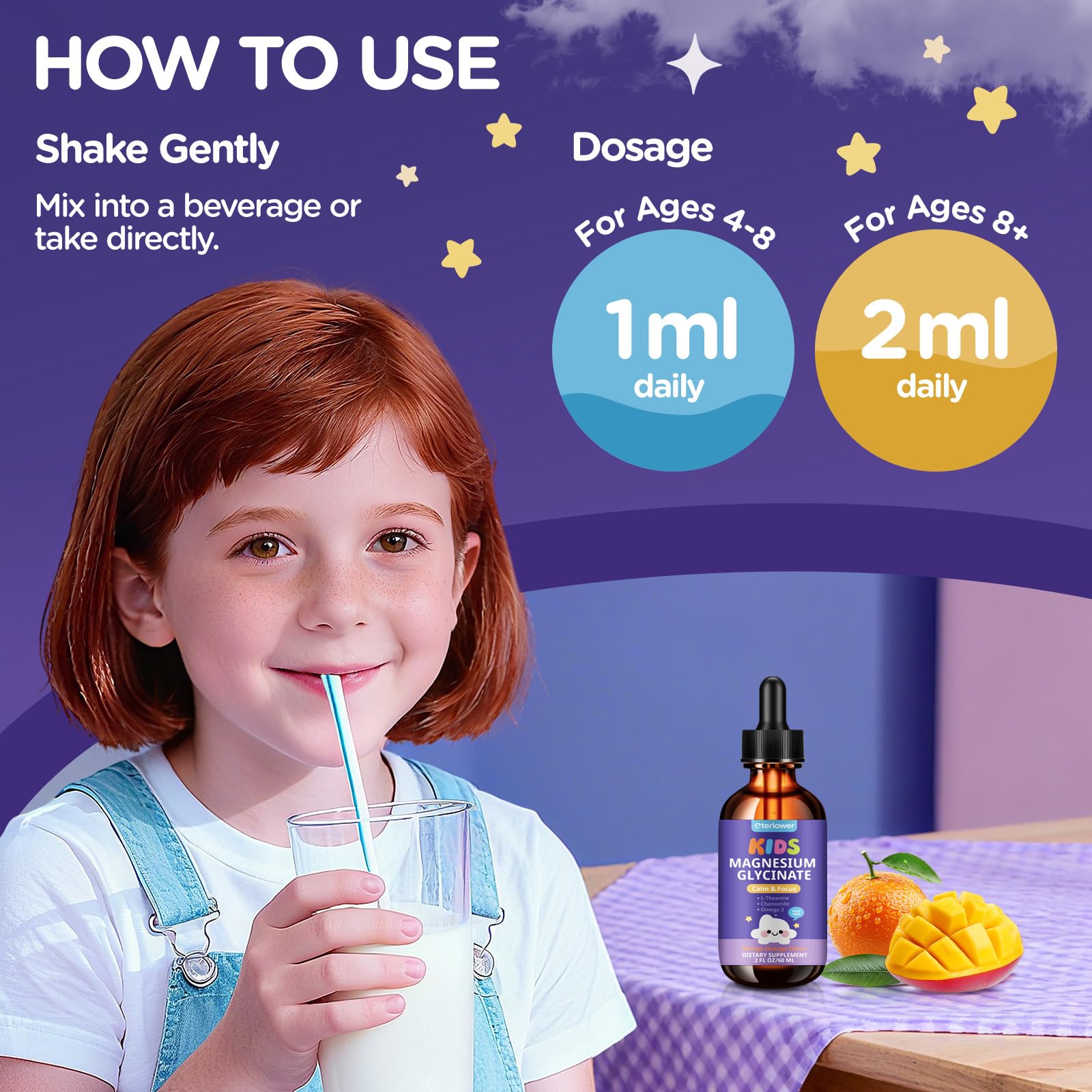 Omega-3 para apoyo al desarrollo cerebral en niños.