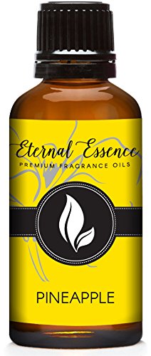 Frasco de Eternal Essence Oils Piña de 30 ml para velas y difusores, aroma duradero.