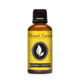 Frasco ámbar de Banana Creamy de Eternal Essence Oils, 30 ml, ideal para velas.