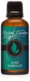 Dark Embrace de Eternal Essence Oils, botella-30ml-ámbar para velas y jabones.