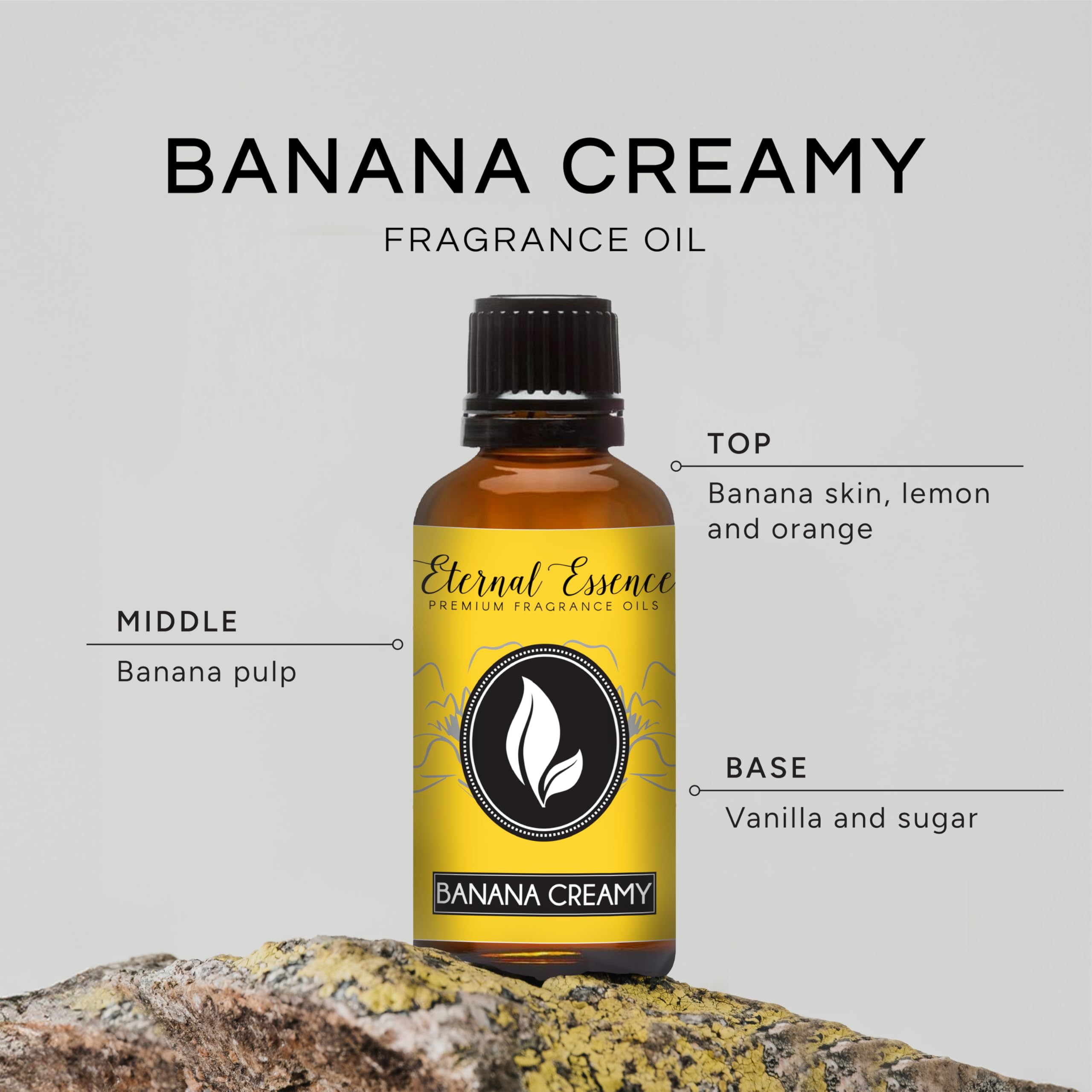 Banana Creamy de Eternal Essence Oils para aromaterapia y uso diario en difusores.