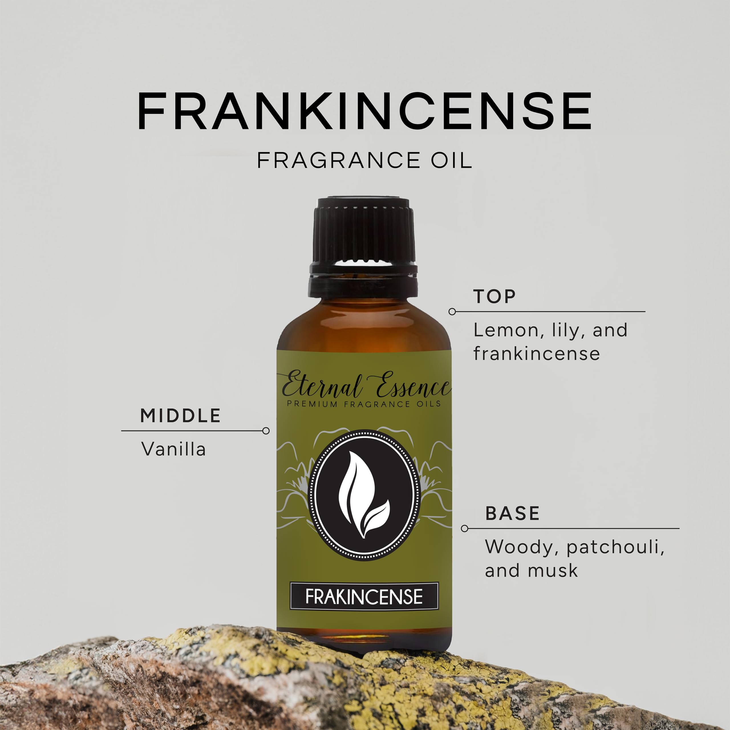 Eternal Essence Oils Incienso, cuentagotas para dosificar con precisión.