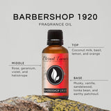 Eternal Essence Oils Barbershop 1920, difusor en uso, crea ambientes cálidos y acogedores.