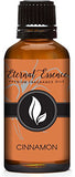 Eternal Essence Oils Canela 30ml, botella de vidrio ámbar para velas y difusores.