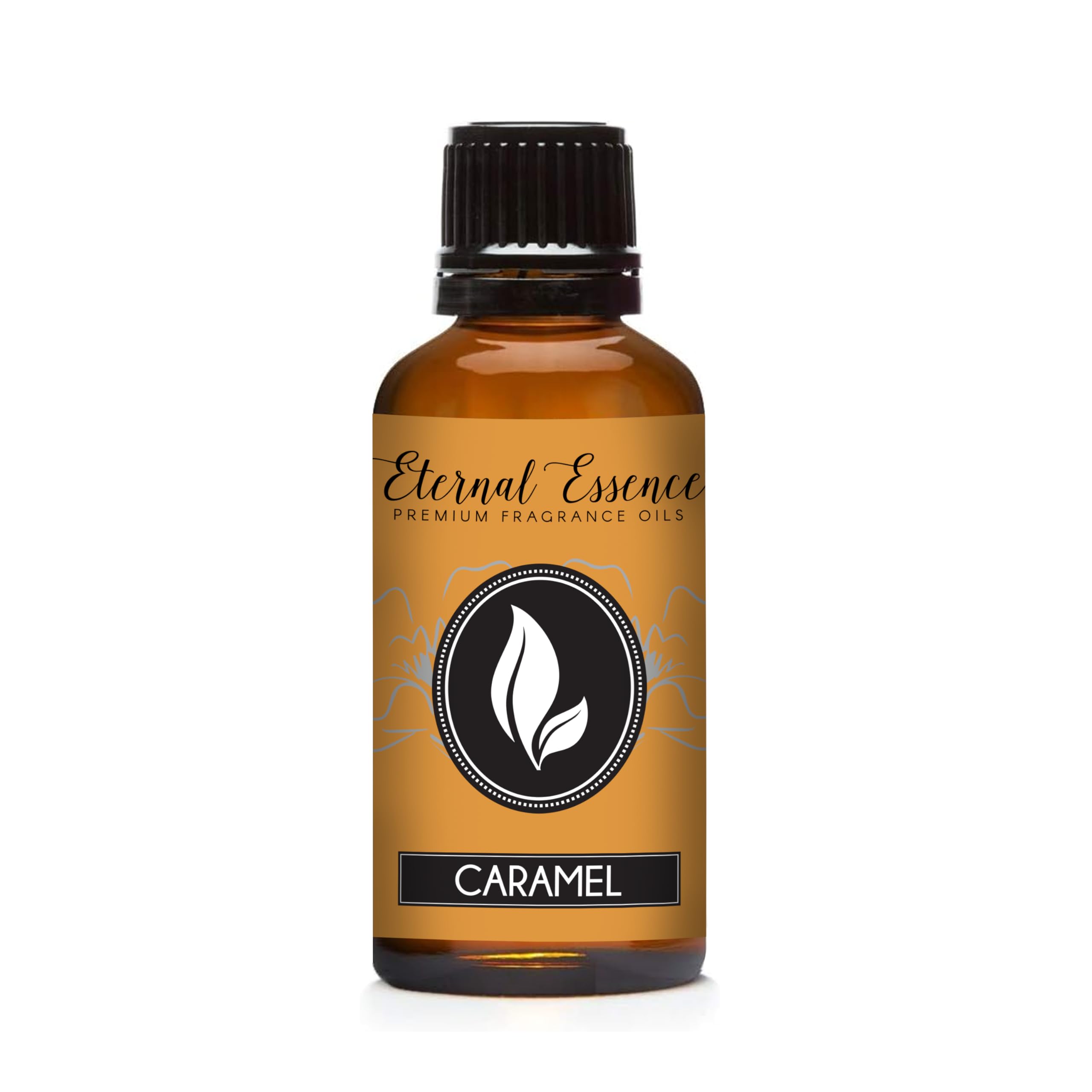 Eternal Essence Oils Caramel frasco ámbar con gotero para fragancias