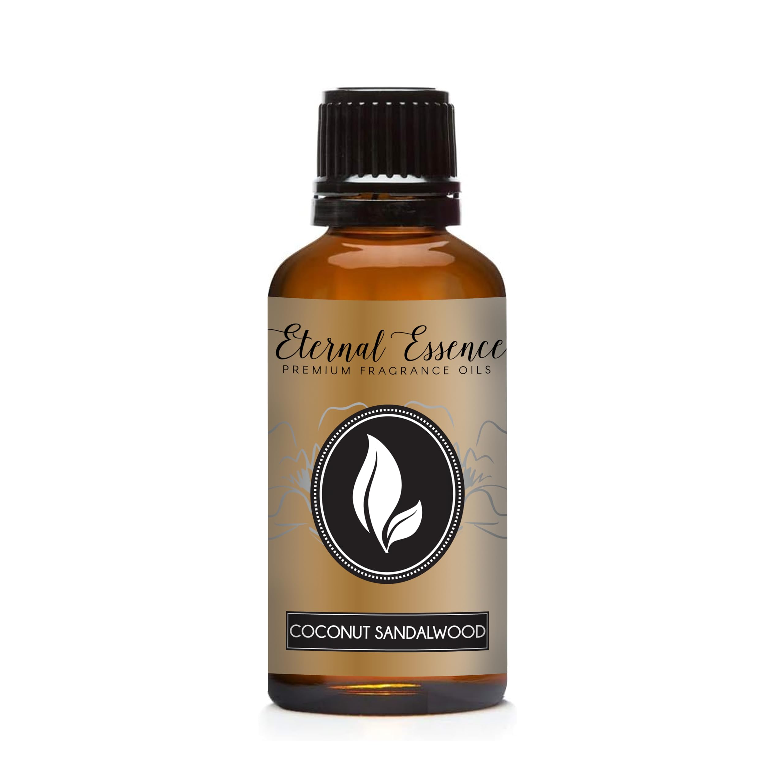 Eternal Essence Oils Coco Sandalo, botella-vertido, ideal para comenzar la ambientación del espacio.