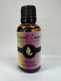 Difusor con Eternal Essence Oils Freesia Plumeria para aromatizar espacios.