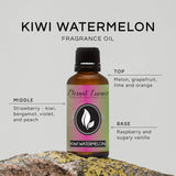 Eternal Essence Oils Kiwi Watermelon, tapón y gotero para dosificar fragancias exteriores.