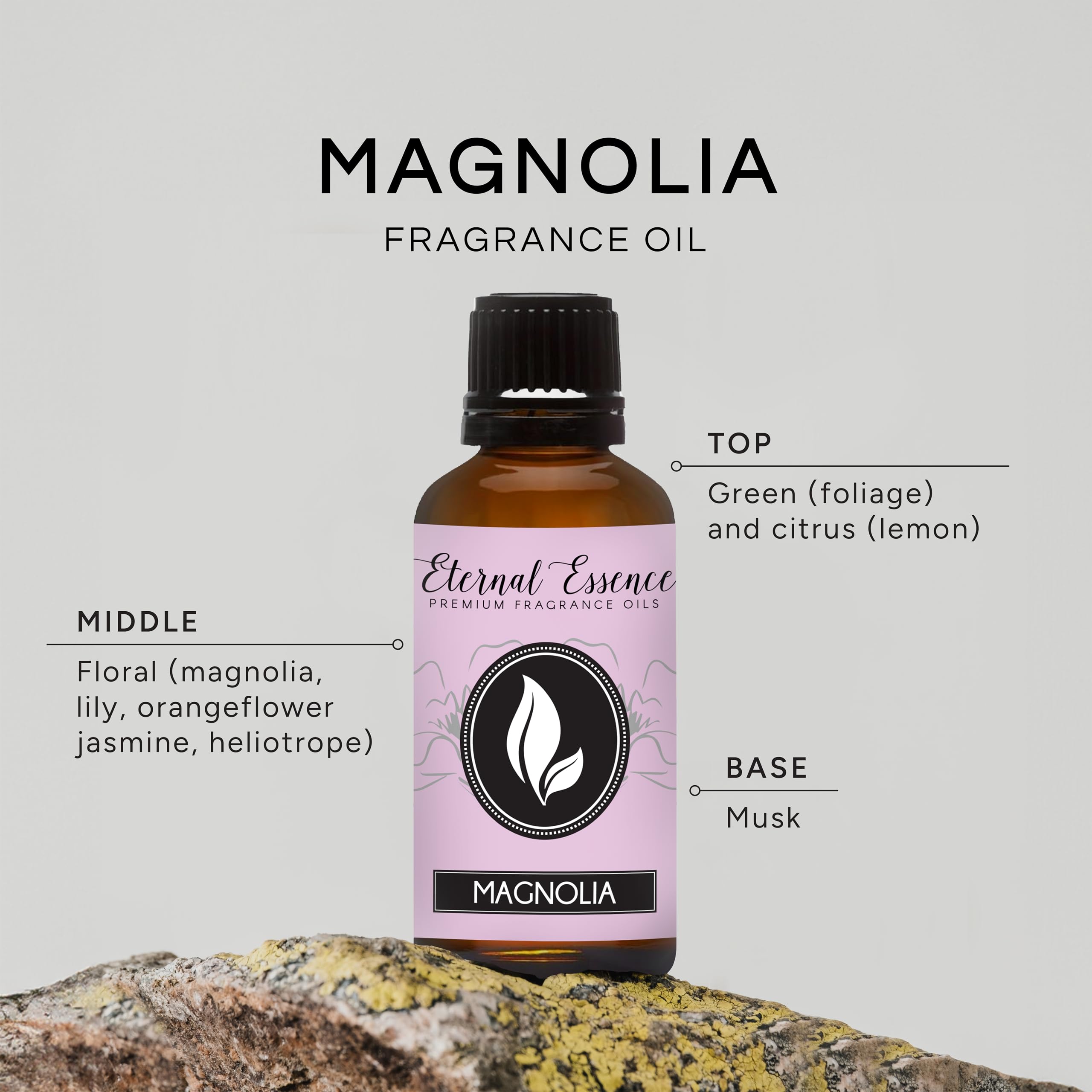 Eternal Essence Oils Magnolia: cuentagotas para dosificar con precisión.