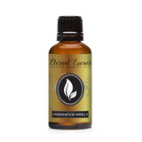 Eternal Essence Oils Sandalwood Vanilla en frasco ámbar de 30 ml para velas.