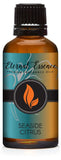 Eternal Essence Oils Seaside Citrus, botella ámbar para vertido preciso en velas y jabones.