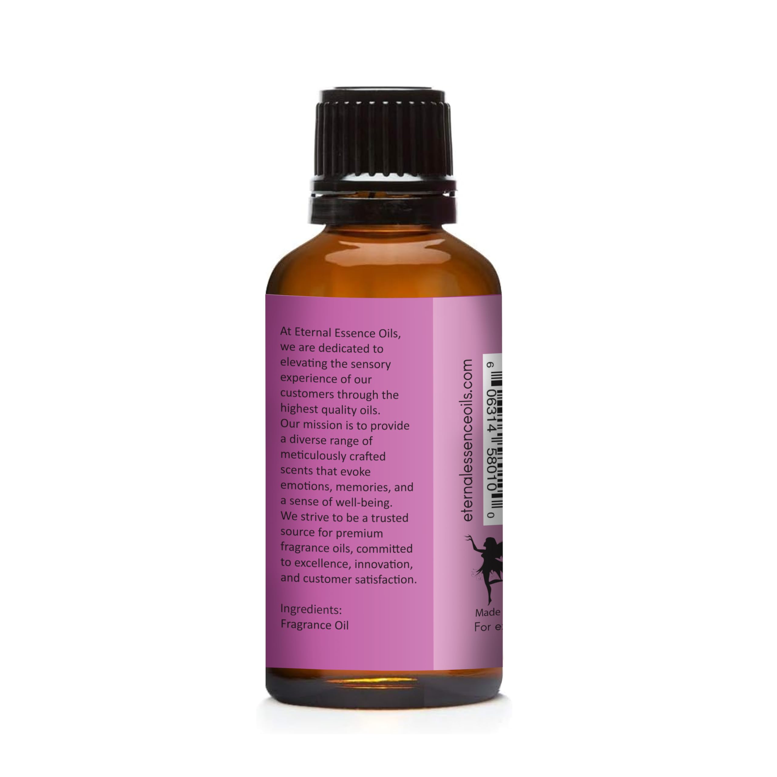 Eternal Essence Oils Sugar Kiss, envase-vidrio que conserva la fragancia con claridad.