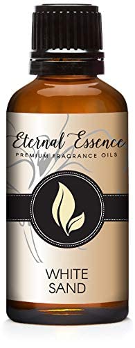 Eternal Essence Oils White Sand botella-vidrio-ambar fragancia versátil para velas y difusores