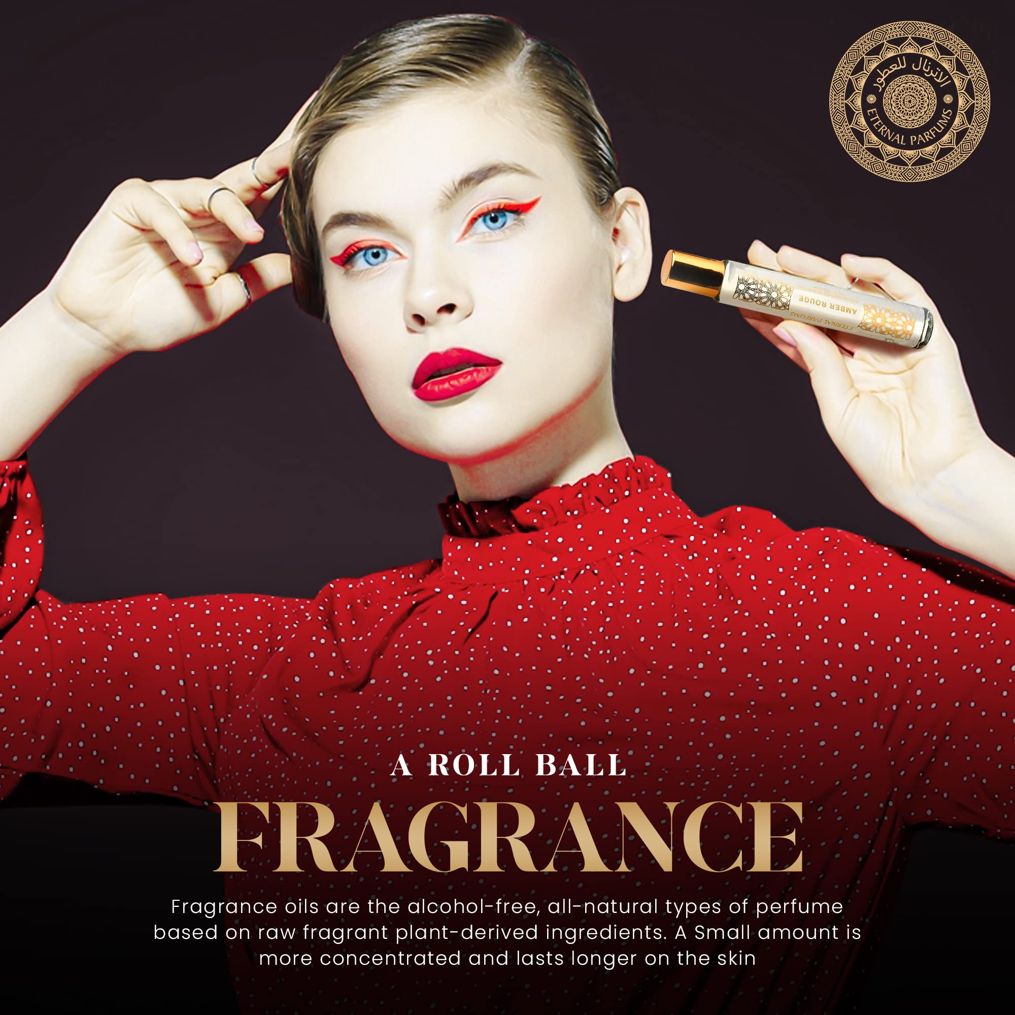 Eternal Parfums ámbar madera, intensidad envolvente para ocasiones especiales.