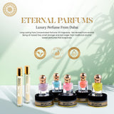 Eternal Parfums nota floral-woody, perfume unisex para hombres y mujeres.