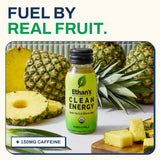 Ethan's Piña Shot, packaging sostenible, perfecto para viajeros que buscan energía limpia