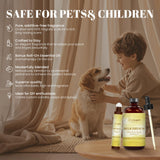 Ethlauff Etiqueta del aceite Helichrysum: información clara y uso recomendado.
