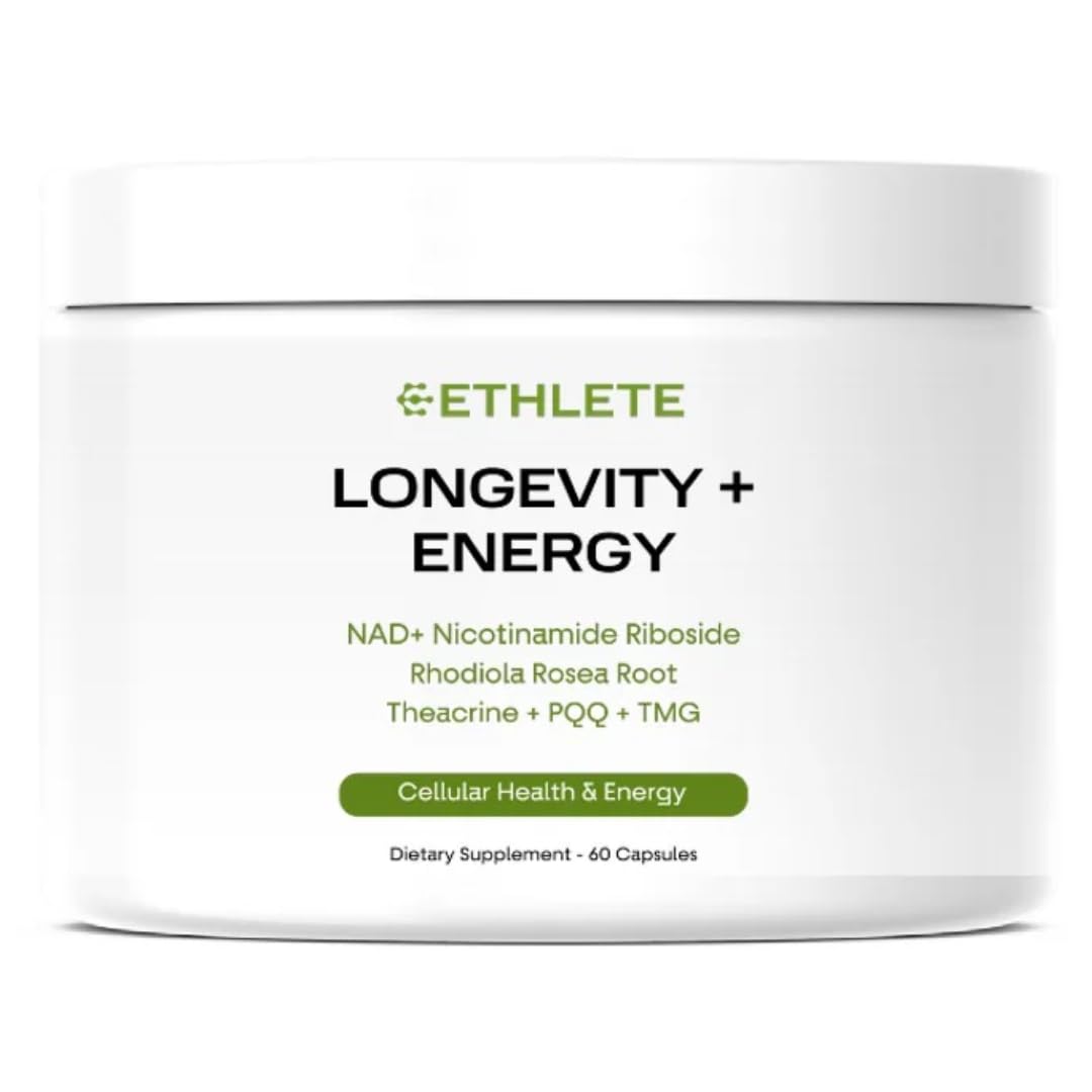 Ethlete NAD+ cápsulas para energía sostenida durante el día