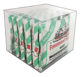 Etiqueta Fisherman's Friend con aroma a menta.