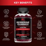 Etiqueta de gomitas Effective Nutra Berberine con canela.