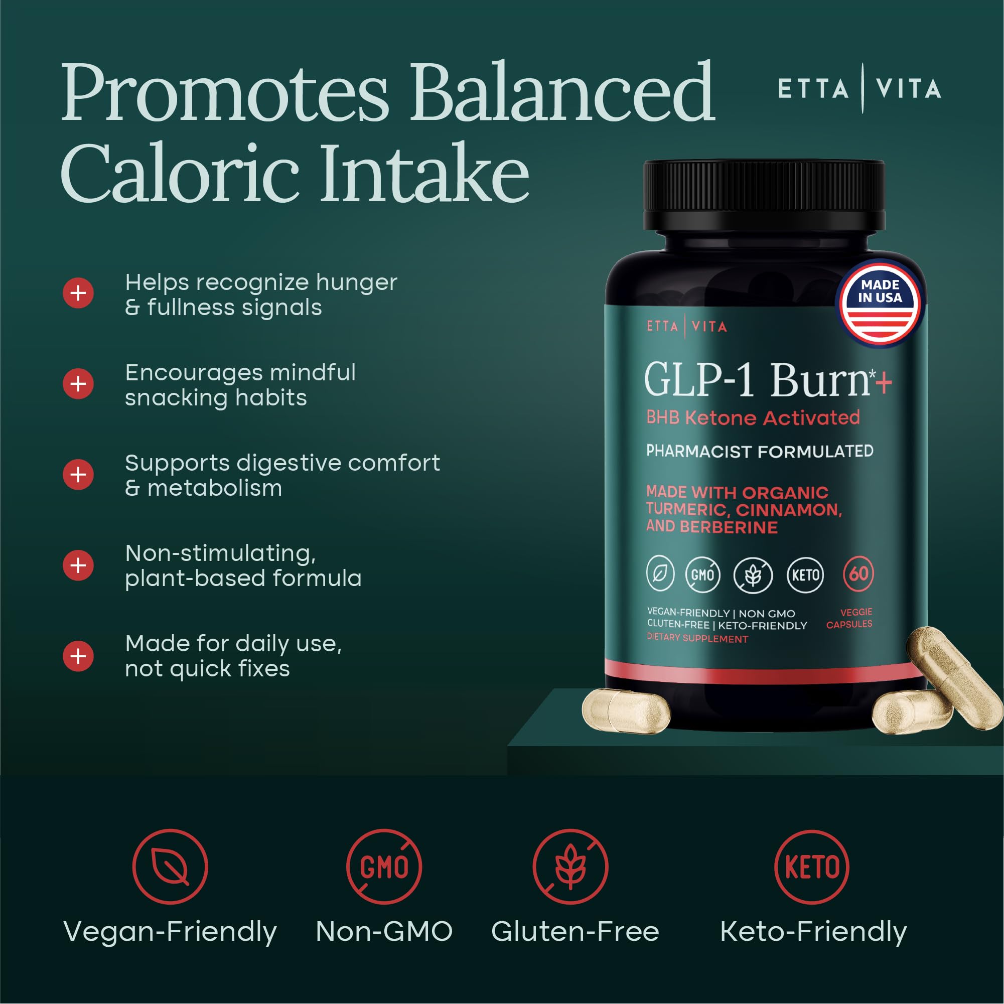 Etta Vita mezcla BHB y ACV: energía suave sin cafeína