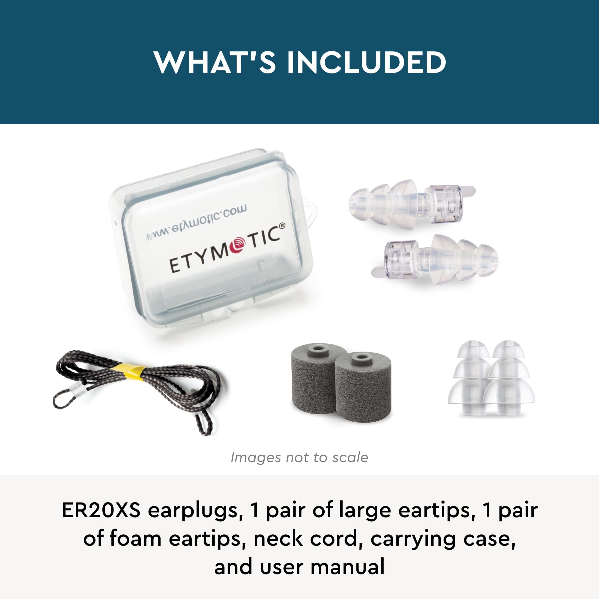 ER20XS accesorios y estuche para un transporte seguro.