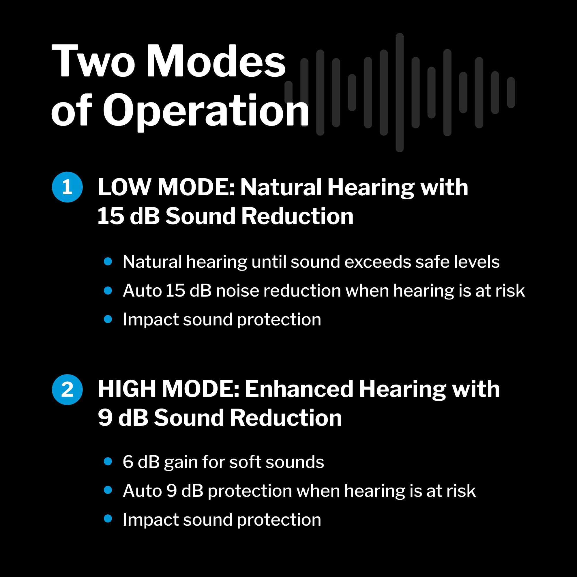 Etymotic MusicPro: reducción de ruido adaptativa que protege ante picos de sonido.