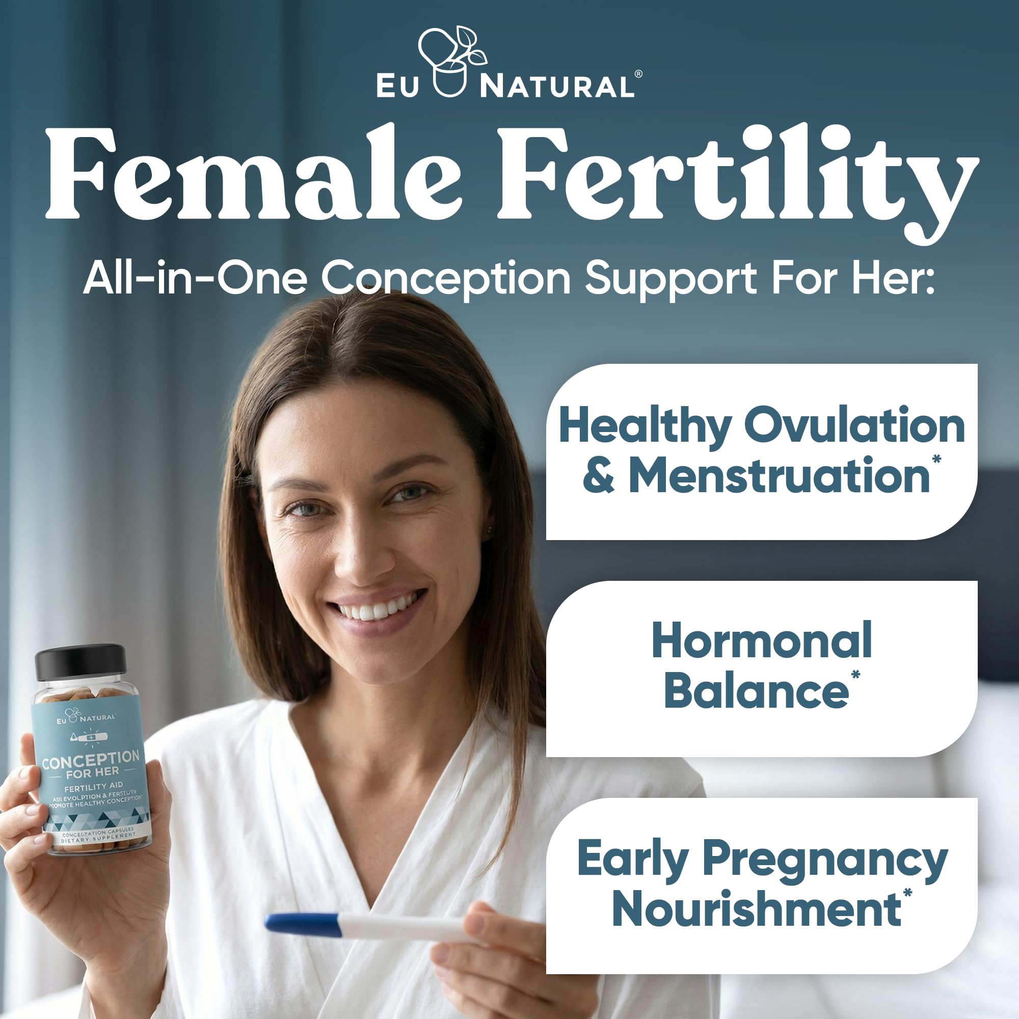 Eu Natural Conception for Her: cápsulas listas para consumo diario.