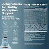 Eu Natural Conception for Her: envase libre de gluten y certificado cGMP.