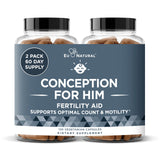 Eu Natural Conception for Him bottle front showing the fertility support product.