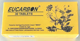 Tabletas Eucarbon 30 regulador intestinal para un tránsito más regular
