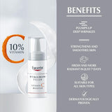 Aplicación facial suave con Eucerin Hyaluron-Filler Vitamina C Booster