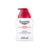 Eucerin Intim-Protect gel higienizante 250 ml en botella con tapa rosca, cuidado suave.