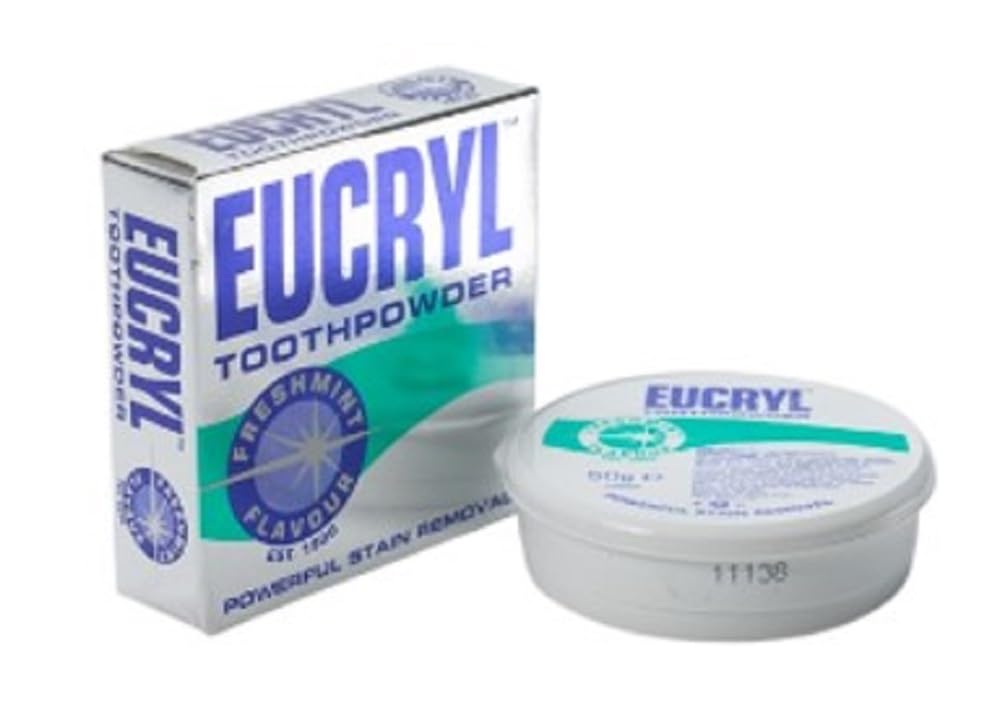 Eucryl menta fresca se dispensa directamente en el cepillo para dosificación cómoda.
